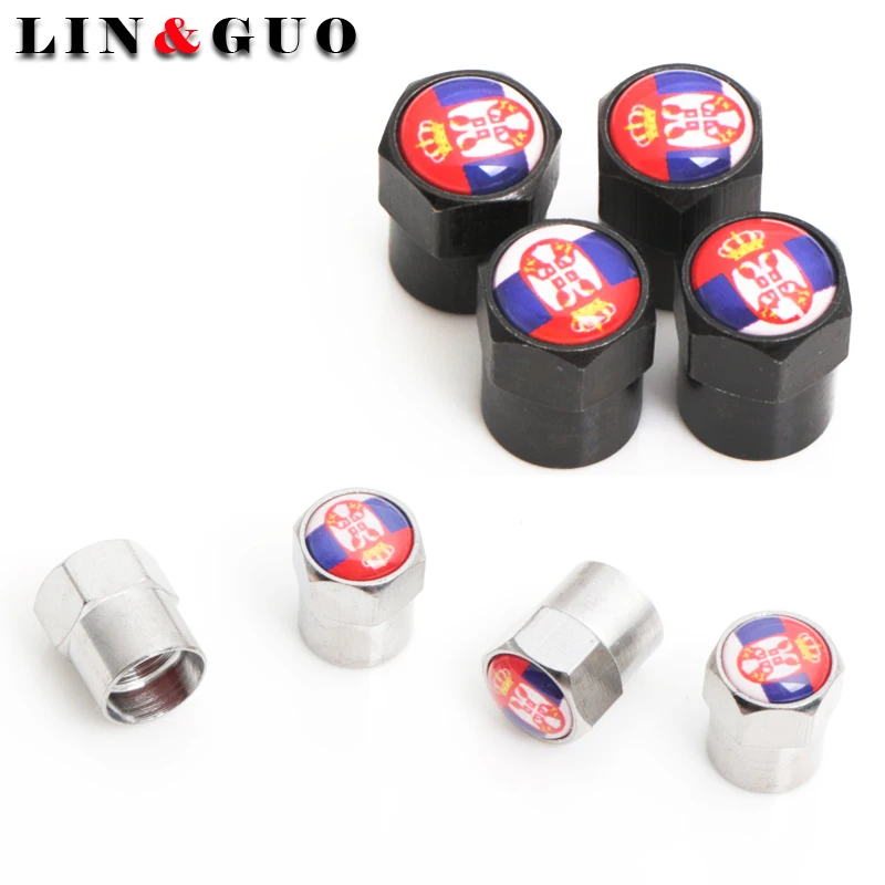 Auto Wheel Tire Valves Tyre Stem Air Caps Serbia national flag Emblem Case For Toyota Lexus kia Car-Styling Car Accessories 4pcs
Auto Wheel Tire Valves Tyre Stem Air Caps Serbia national flag Emblem Case For Toyota Lexus kia Car-Styling Car Accessories 4pcs