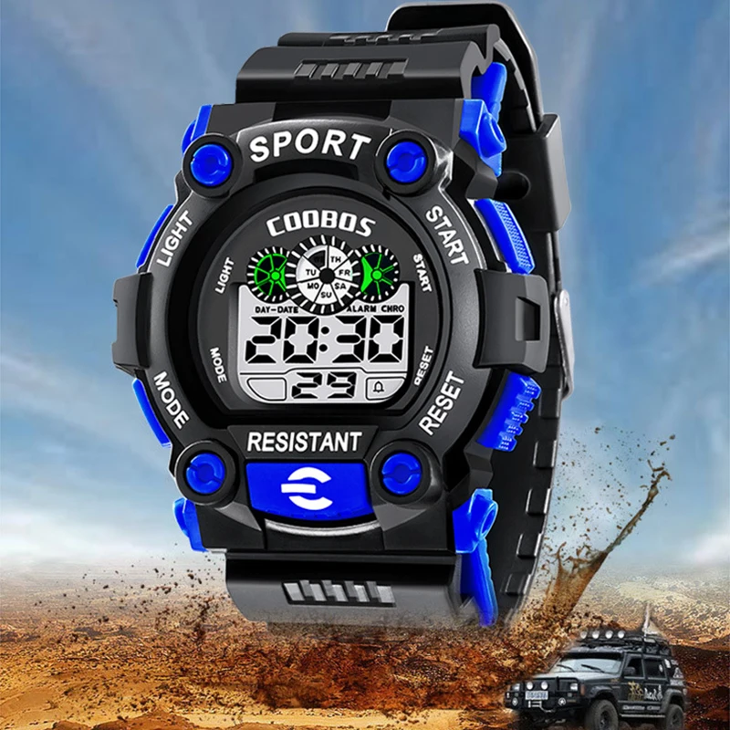 Kids Sports Watches Digital Wrist Watch for Children Boys Girls Waterproof Student Multi-function Alarm Watch montre enfant 2019
Kids Sports Watches Digital Wrist Watch for Children Boys Girls Waterproof Student Multi-function Alarm Watch montre enfant 2019