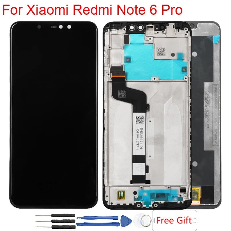 Original LCD For Xiaomi Redmi Note 6 Pro LCD Display With Frame Touch Screen Assembly Replacement Display Redmi Note 6 Pro
Original LCD For Xiaomi Redmi Note 6 Pro LCD Display With Frame Touch Screen Assembly Replacement Display Redmi Note 6 Pro