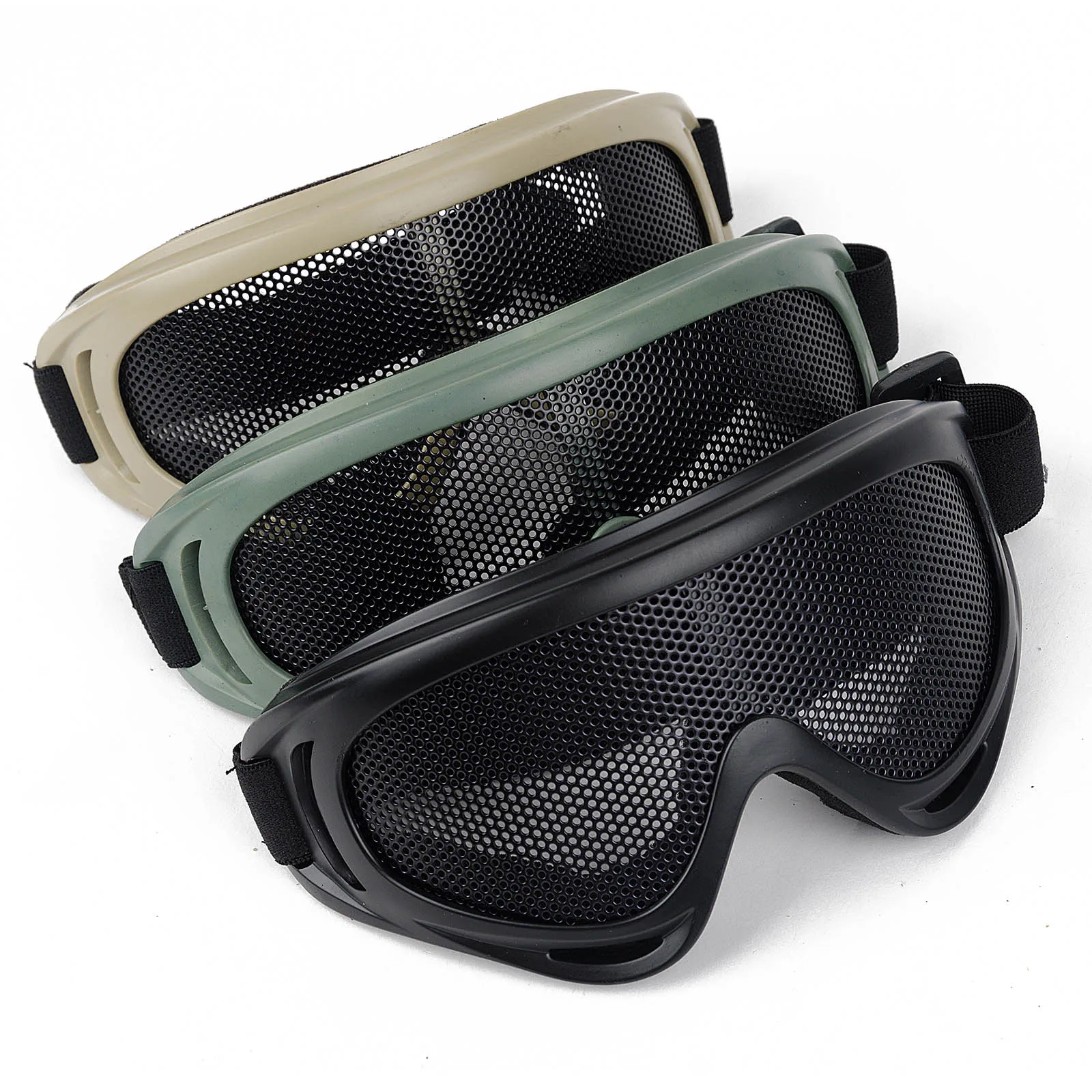 Outdoor Eye Protective Comfortable Airsoft Safety Tactical Eye Protection Metal Mesh Glasses Goggle 3Color
Outdoor Eye Protective Comfortable Airsoft Safety Tactical Eye Protection Metal Mesh Glasses Goggle 3Color