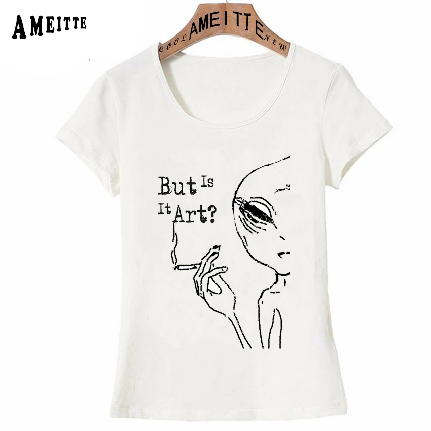 But Is It Art T Shirts Alien Believer UFO I Want To Leave T-Shirt Summer Fashion Women T-Shirt Cute Casual Girl Tops Woman Tees
But Is It Art T Shirts Alien Believer UFO I Want To Leave T-Shirt Summer Fashion Women T-Shirt Cute Casual Girl Tops Woman Tees