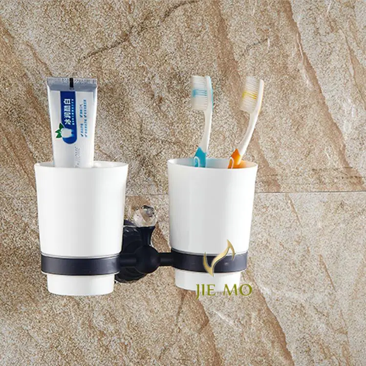 Free Shipping Crystal+ Brass+Glass Bathroom Accessories black double cup Tumbler Holders,Toothbrush Cup Holders M5720
Free Shipping Crystal+ Brass+Glass Bathroom Accessories black double cup Tumbler Holders,Toothbrush Cup Holders M5720