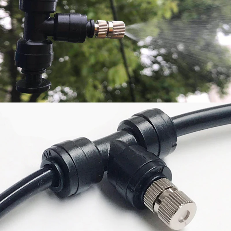 10pcs Misting Nozzle for Cooling Garden Water Irrigation Sprinkler Quick With Slip Lock Connectors Fittings
10pcs Misting Nozzle for Cooling Garden Water Irrigation Sprinkler Quick With Slip Lock Connectors Fittings