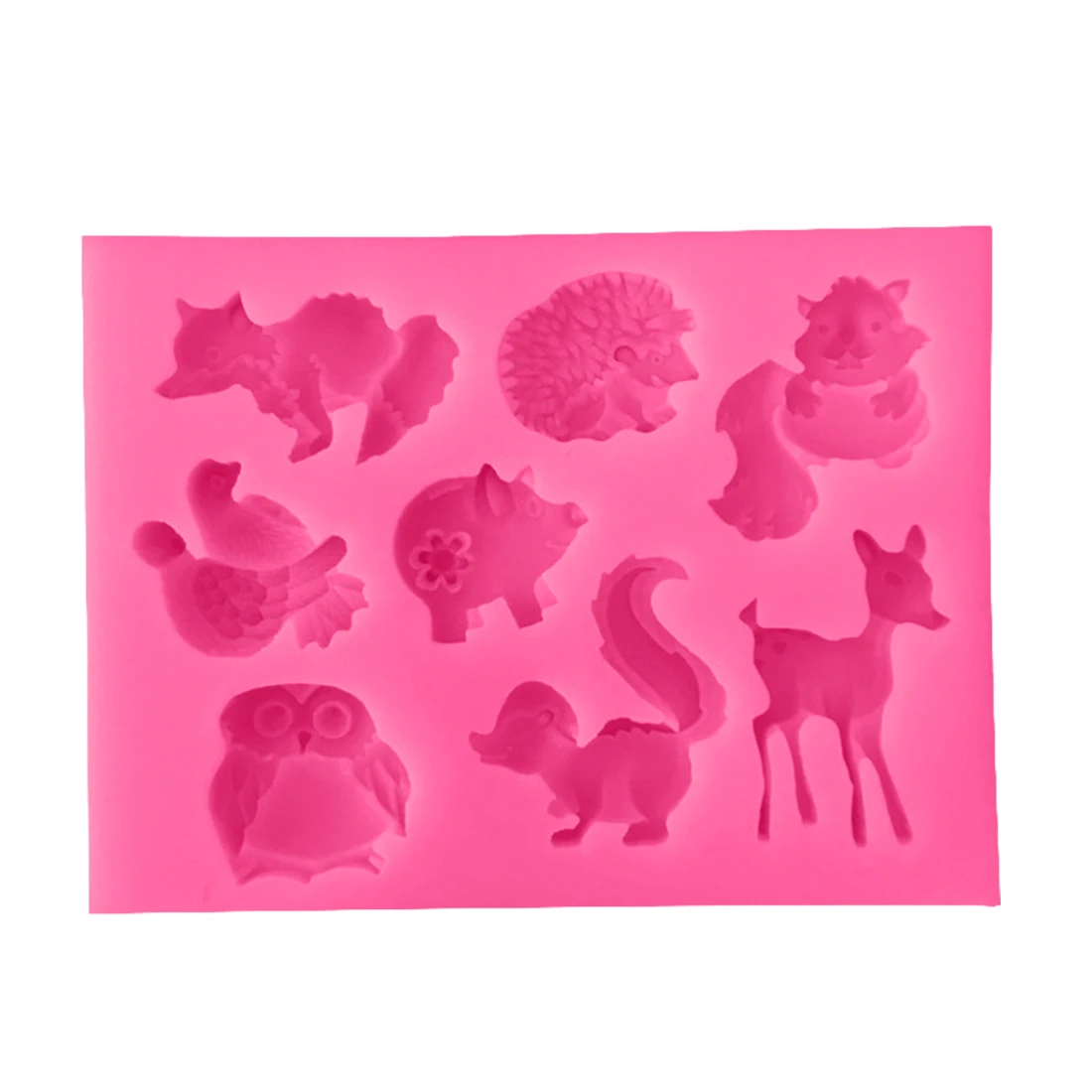 Top Animal Chocolate Silicone Mold Fondant Molds Squirre/Hedgehog/Deer Mould Cake Tools Sugarcraft Mold Bakeware Cupcake Mold
Top Animal Chocolate Silicone Mold Fondant Molds Squirre/Hedgehog/Deer Mould Cake Tools Sugarcraft Mold Bakeware Cupcake Mold