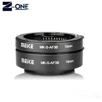 Meike Auto Focus Macro Extension Tube 10mm 16mm for Sony E-Mount FE-Mount Mirrorless Camera A7S A7R A7M2 NEX-F3/6/7 A6300 A6500
Meike Auto Focus Macro Extension Tube 10mm 16mm for Sony E-Mount FE-Mount Mirrorless Camera A7S A7R A7M2 NEX-F3/6/7 A6300 A6500