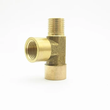 1/4" BSP Female x Female x Male Thread Tee Type 3 Way Brass Pipe Fitting Adapter Coupler Connector For Water Fuel Gas
1/4" BSP Female x Female x Male Thread Tee Type 3 Way Brass Pipe Fitting Adapter Coupler Connector For Water Fuel Gas