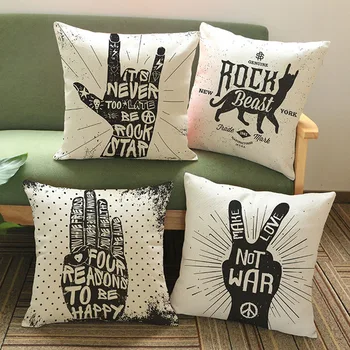 Rock And Roll Gestures Rock Incentive Statement Pillow Case Personality Home Sofa Decoration Cushion Cover Rock Lovers
Rock And Roll Gestures Rock Incentive Statement Pillow Case Personality Home Sofa Decoration Cushion Cover Rock Lovers
