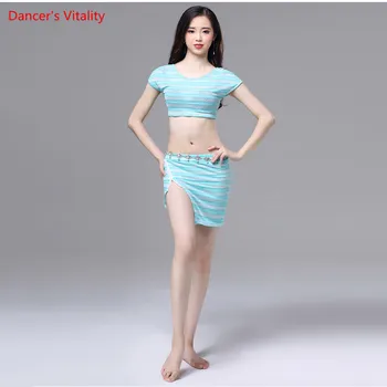 New Arrival 2 Piece Set Women Belly Dance Round Neck Short Sleeve Top +Sexy Short Skirt Dancer Practice Dress Free Shipping
New Arrival 2 Piece Set Women Belly Dance Round Neck Short Sleeve Top +Sexy Short Skirt Dancer Practice Dress Free Shipping