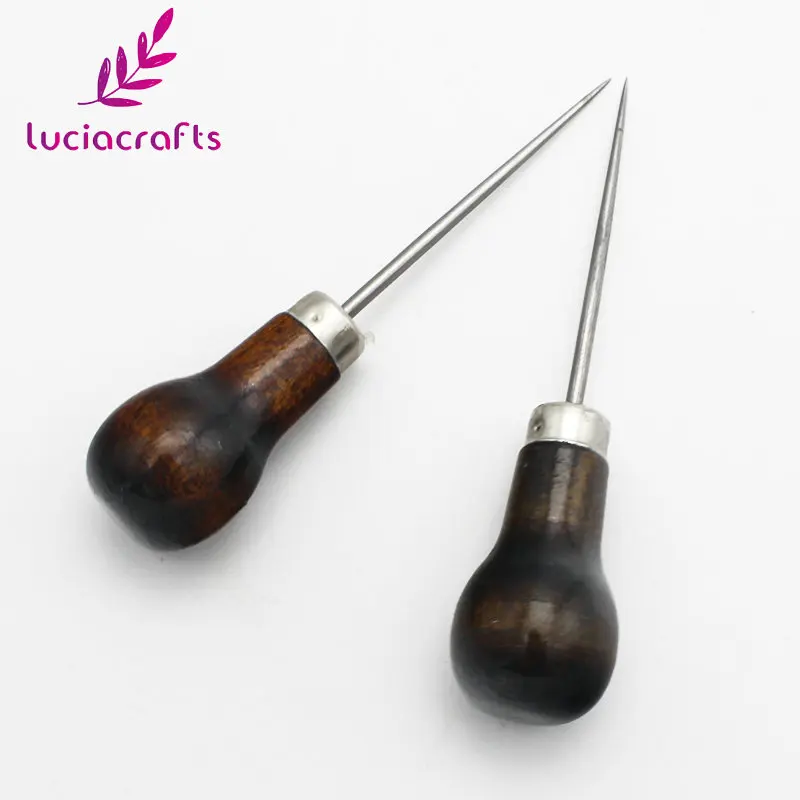 Lucia crafts 111mm Gourd-shape Wooden Handle Stainless Steel Cone Hole Maker Handmade Tools DIY Sewing Accessorie J0206
Lucia crafts 111mm Gourd-shape Wooden Handle Stainless Steel Cone Hole Maker Handmade Tools DIY Sewing Accessorie J0206