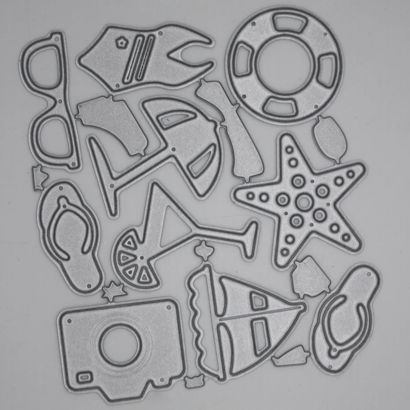 Beach play equipment decoration Metal steel frames Cutting Dies DIY Scrap booking Photo Album Embossing paper Cards7.8*8.7cm
Beach play equipment decoration Metal steel frames Cutting Dies DIY Scrap booking Photo Album Embossing paper Cards7.8*8.7cm