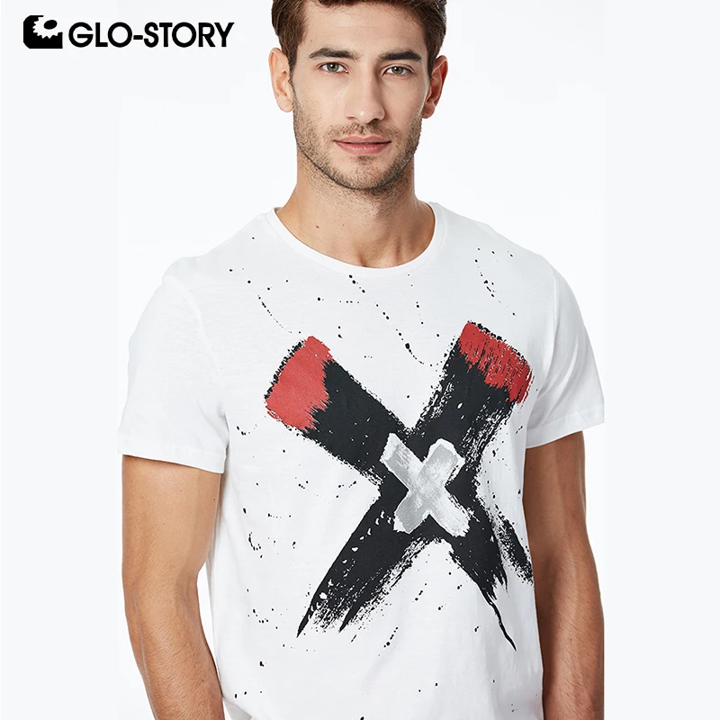 GLO-STORY 2019 Fashion Summer Men's Short Sleeve T-Shirts X Print Streetwear Male Tops Tee Shirts European Style MPO-8602
GLO-STORY 2019 Fashion Summer Men's Short Sleeve T-Shirts X Print Streetwear Male Tops Tee Shirts European Style MPO-8602