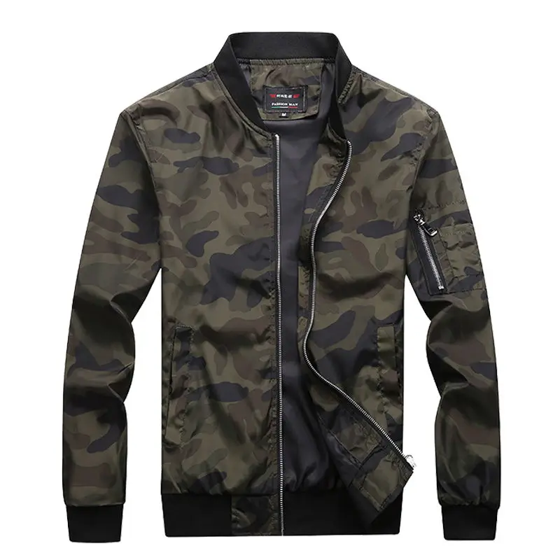 2019 New Autumn Men's Camouflage Jackets Male Coats Camo Bomber Jacket Mens Brand Clothing Outwear Plus Size M-7XL
2019 New Autumn Men's Camouflage Jackets Male Coats Camo Bomber Jacket Mens Brand Clothing Outwear Plus Size M-7XL