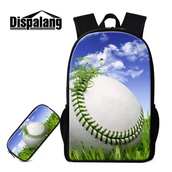 Dispalang 2 Pcs/set Baseballs Print Backpack For Men Women Pencil Bag Teenagers School Bags Cool Schoolbag Kids Pen Pencil Case
Dispalang 2 Pcs/set Baseballs Print Backpack For Men Women Pencil Bag Teenagers School Bags Cool Schoolbag Kids Pen Pencil Case