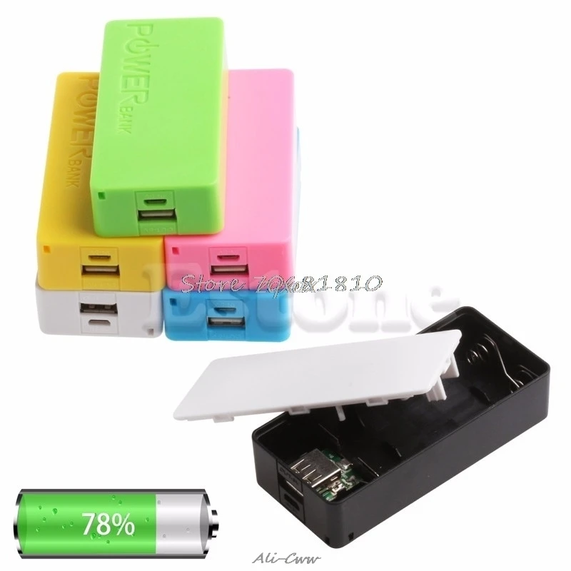 Battery Case 5V USB Power Bank Case 18650 Battery Charger DIY CASE For Cell Phone US
Battery Case 5V USB Power Bank Case 18650 Battery Charger DIY CASE For Cell Phone US