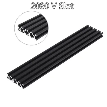 Black 200-1000mm 2080 V-Slot Aluminum Profile Extrusion Frame for CNC DIY Laser Engraving Machine 3D Printer
Black 200-1000mm 2080 V-Slot Aluminum Profile Extrusion Frame for CNC DIY Laser Engraving Machine 3D Printer