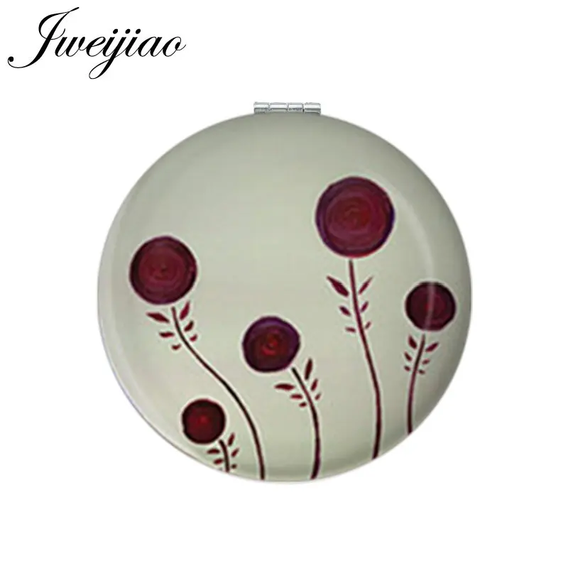 JWEIJIAO Retro Painting Flower Plant Craft Art Picture Makeup Mirror Mini Round Folding Compact PU Leather Pocket Mirror Vanity
JWEIJIAO Retro Painting Flower Plant Craft Art Picture Makeup Mirror Mini Round Folding Compact PU Leather Pocket Mirror Vanity