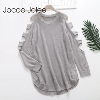 Jocoo Jolee Women Casual O-Neck Warm Knitting 2018 New Fashion Loose Hollow Tops Sexy Knitwear Jumper Pullovers Plus Size
Jocoo Jolee Women Casual O-Neck Warm Knitting 2018 New Fashion Loose Hollow Tops Sexy Knitwear Jumper Pullovers Plus Size