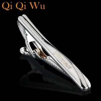Personalized Custom Tie Clip For Wedding Favor Jewelry Engraved Name Tie Bar Clip Father Neck tie clamp with Gift Box Stickpin
Personalized Custom Tie Clip For Wedding Favor Jewelry Engraved Name Tie Bar Clip Father Neck tie clamp with Gift Box Stickpin