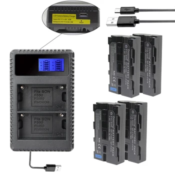 4Pcs NP-F550 NP-F570 NP F550 F570 Battery + USB Dual Charger For Sony CCD-SC5 CCD-SC100 CCD-TR910 DCR-TRV315 DCR-VX2000 MVC-FD95
4Pcs NP-F550 NP-F570 NP F550 F570 Battery + USB Dual Charger For Sony CCD-SC5 CCD-SC100 CCD-TR910 DCR-TRV315 DCR-VX2000 MVC-FD95