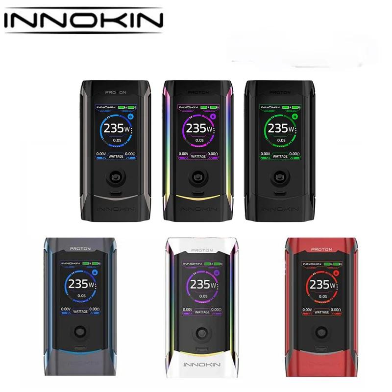 Оригинальная электронная сигарета Innokin Proton 235W vv vw бокс-мод с поддержкой Plex Scion II tank