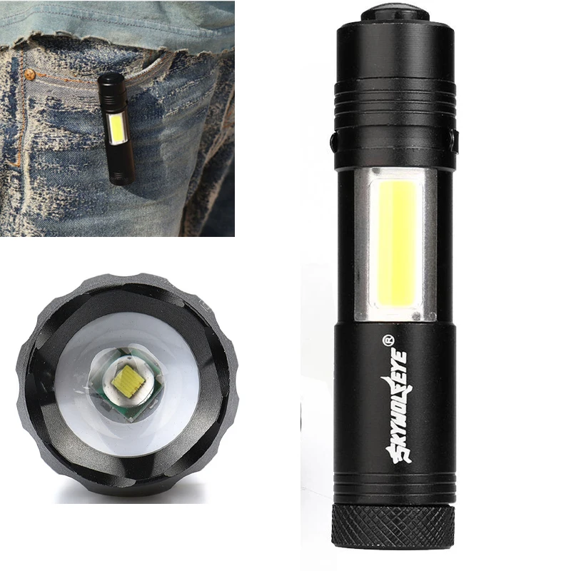 Portable Flashlight LED 10000LM T6 Clip Flashlight Patch Lamp Beads Super Bright 14500 Battery Camp Adventure Riding Tactics
Portable Flashlight LED 10000LM T6 Clip Flashlight Patch Lamp Beads Super Bright 14500 Battery Camp Adventure Riding Tactics