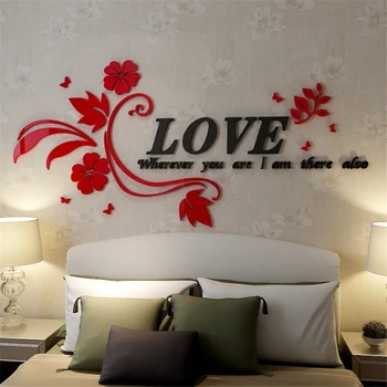 Romantic LOVE creative decorative 3D stereoscopic Acrylic wall stickers living room Marriage room background wall decor sticker
Romantic LOVE creative decorative 3D stereoscopic Acrylic wall stickers living room Marriage room background wall decor sticker