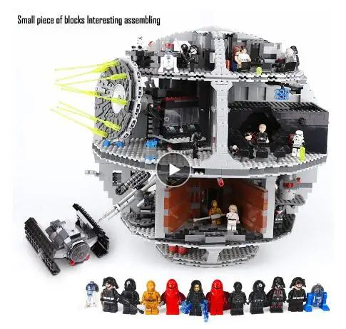 05035 Star Wars Fighter Series Death Star Tarkin Doctrine Building Blocks 3081pcs Bricks Toys Gift For Children 10188
05035 Star Wars Fighter Series Death Star Tarkin Doctrine Building Blocks 3081pcs Bricks Toys Gift For Children 10188