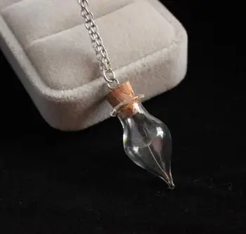 50pcs Dandelion Dry Flower Water Drop Glass Vial Necklace Glass Bubble Cork Pendant Necklace Wish Glass Bottle Necklace 70cm
50pcs Dandelion Dry Flower Water Drop Glass Vial Necklace Glass Bubble Cork Pendant Necklace Wish Glass Bottle Necklace 70cm