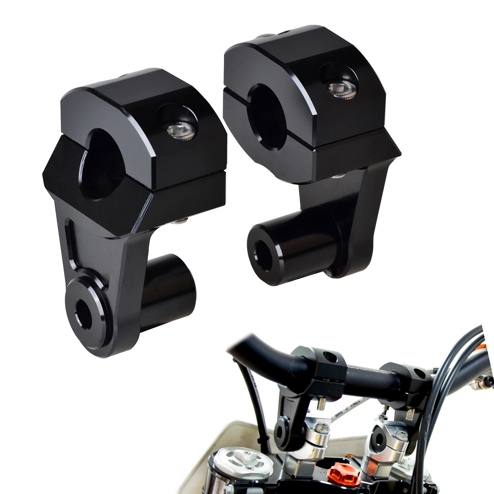 Motorcycle 7/8" 22mm Pivoting Handlebar Riser Clamps For Aprilia Pegaso 650 2005-2007 Factory 1991-1999 RSV1000 Tuono 2002-2004
Motorcycle 7/8" 22mm Pivoting Handlebar Riser Clamps For Aprilia Pegaso 650 2005-2007 Factory 1991-1999 RSV1000 Tuono 2002-2004
