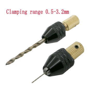 1pc 3.17mm Electric Motor Shaft Mini Chuck Fixture Clamp 0.5mm-3.2mm Small To Drill Bit Micro Chuck Fixing Device
1pc 3.17mm Electric Motor Shaft Mini Chuck Fixture Clamp 0.5mm-3.2mm Small To Drill Bit Micro Chuck Fixing Device