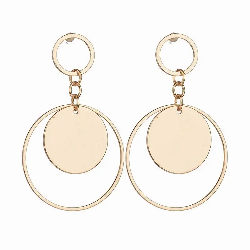 KobitAce creative hollow BIG round Long Earrings Gold color Stainless steel Drop Earrings For Women Earings Party jewelry gift
KobitAce creative hollow BIG round Long Earrings Gold color Stainless steel Drop Earrings For Women Earings Party jewelry gift
