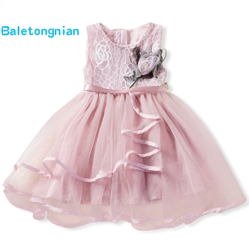 Cute Toddler Sleeveless Lace Dress Girls Christening Clothes Flower Girl Wedding tutu Tulle Dresses Little Girl Baptism Clothing
Cute Toddler Sleeveless Lace Dress Girls Christening Clothes Flower Girl Wedding tutu Tulle Dresses Little Girl Baptism Clothing