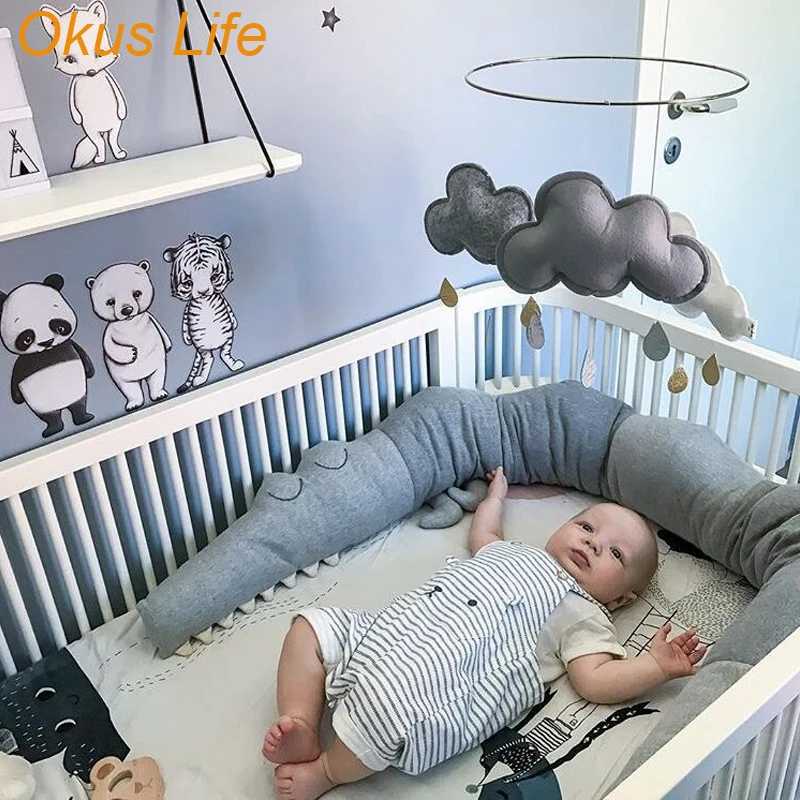 New 185cm Comfortable Baby Pillow Children Crocodile Pillow Cushion Baby Infant Bed Crib Fence Bumper Kid's Room Decoration Toys
New 185cm Comfortable Baby Pillow Children Crocodile Pillow Cushion Baby Infant Bed Crib Fence Bumper Kid's Room Decoration Toys