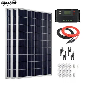 Giosolar 300W Solar Panel High Efficiency Polycrystalline Solar PV Panel with 30A LCD Controller for Motorhome, Caravan, Camper
Giosolar 300W Solar Panel High Efficiency Polycrystalline Solar PV Panel with 30A LCD Controller for Motorhome, Caravan, Camper