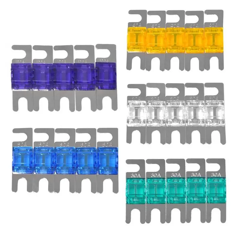 New Style 5pcs Nickel Plated Car Stereo Audio 32V AFS Mini ANL Fuses Auto Stud Fuses For Other Circuit Protection Systems
New Style 5pcs Nickel Plated Car Stereo Audio 32V AFS Mini ANL Fuses Auto Stud Fuses For Other Circuit Protection Systems
