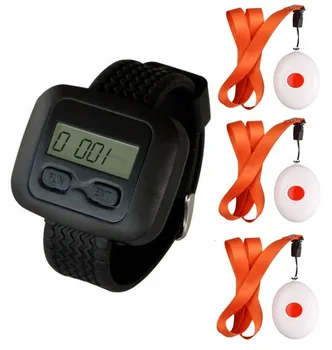 Free shipping!Nurse call,1pcs watch pager, 3pc Necklace patient call bell, clinically/hospital/restaurant/nursing wireless pager
Free shipping!Nurse call,1pcs watch pager, 3pc Necklace patient call bell, clinically/hospital/restaurant/nursing wireless pager