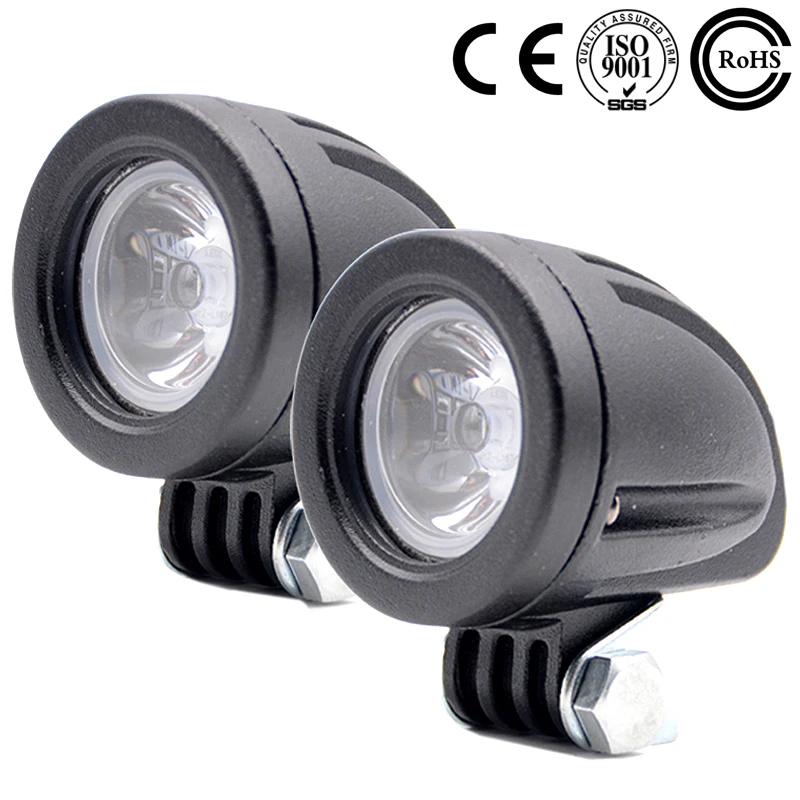 2PCS 10W 1000LM Motorcycle LED Headlight Fog Light Lamp Auxiliary Light For Automobile Car SUV Work Spot Light 12V 24V 6000K 
2PCS 10W 1000LM Motorcycle LED Headlight Fog Light Lamp Auxiliary Light For Automobile Car SUV Work Spot Light 12V 24V 6000K