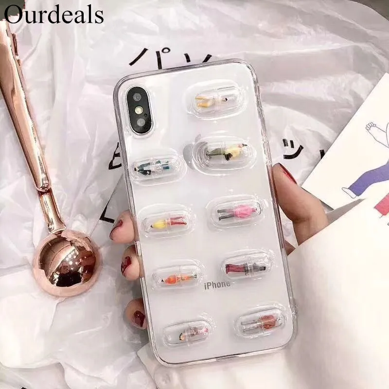 DISCASE Cute 3D Pills Phone Case For Huawei P20 P20Pro P20Lite Case Funny Stereo Character transparency Back Cover Funda
DISCASE Cute 3D Pills Phone Case For Huawei P20 P20Pro P20Lite Case Funny Stereo Character transparency Back Cover Funda