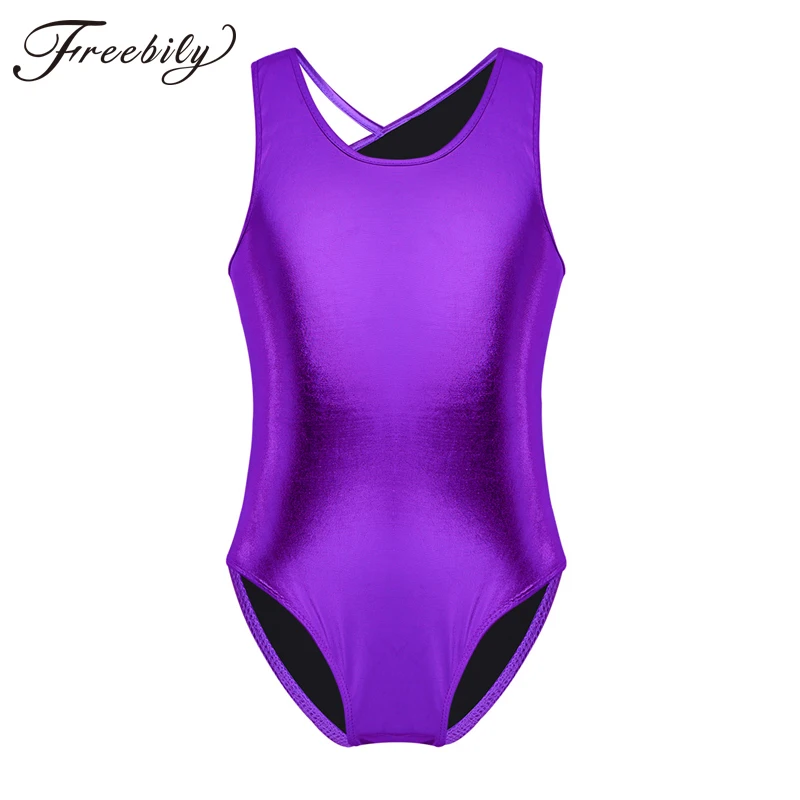 New Kids Sleeveless Criss Cross Straps Glittery Ballet Dance Gymnastics Leotard Jumpsuit Girls Dancing Exercise Perform Bodysuit
New Kids Sleeveless Criss Cross Straps Glittery Ballet Dance Gymnastics Leotard Jumpsuit Girls Dancing Exercise Perform Bodysuit