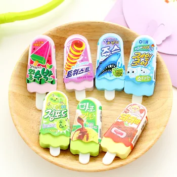 1PC New Creative Cartoon Cute Lovely High Quality Kawaii Eraser Ice Cream Eraser Student Prize School Supplies Korea Stationery
1PC New Creative Cartoon Cute Lovely High Quality Kawaii Eraser Ice Cream Eraser Student Prize School Supplies Korea Stationery