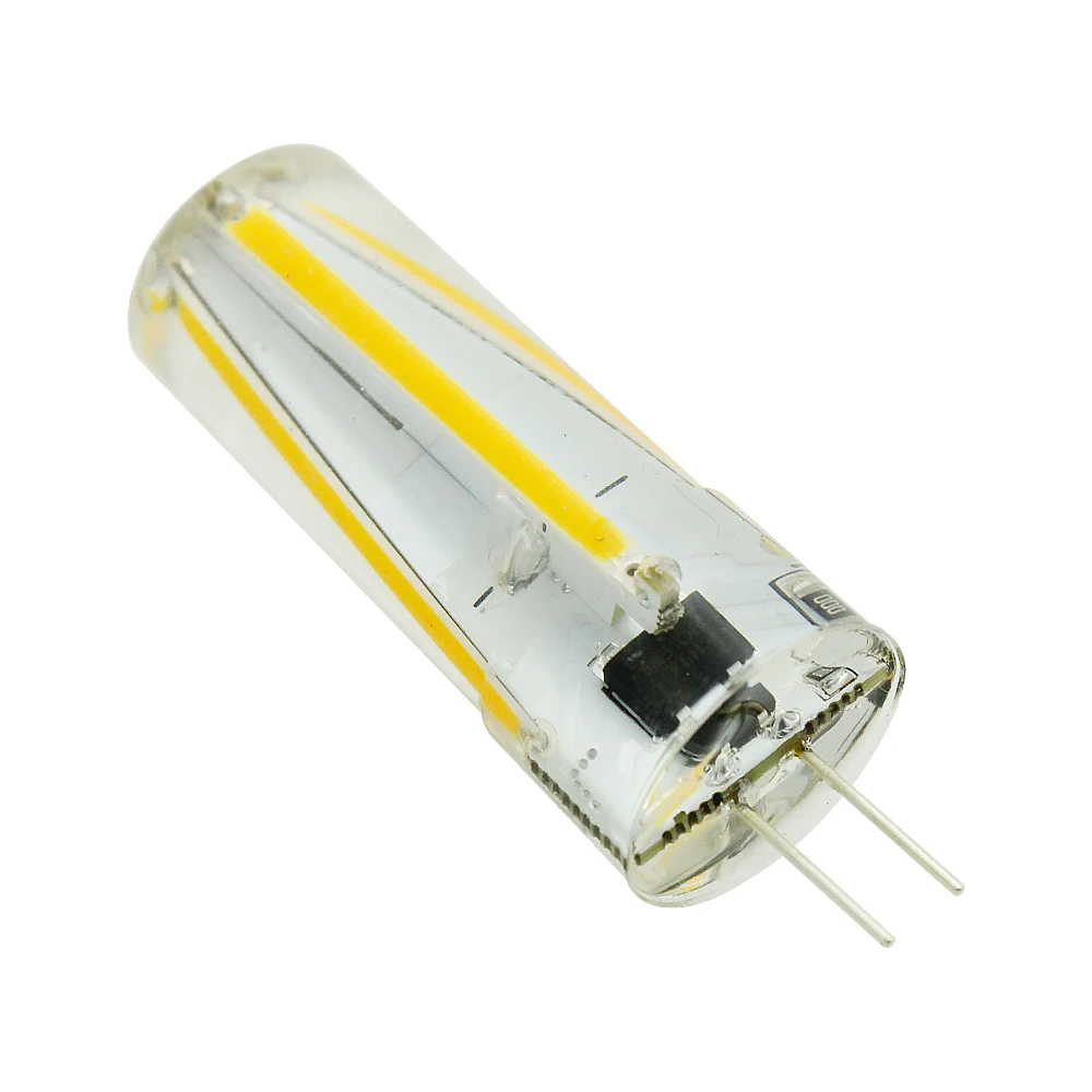 Generic 6W 12V G4 AC 4 Light Filaments Bulb LED Silicone DC Mini Best