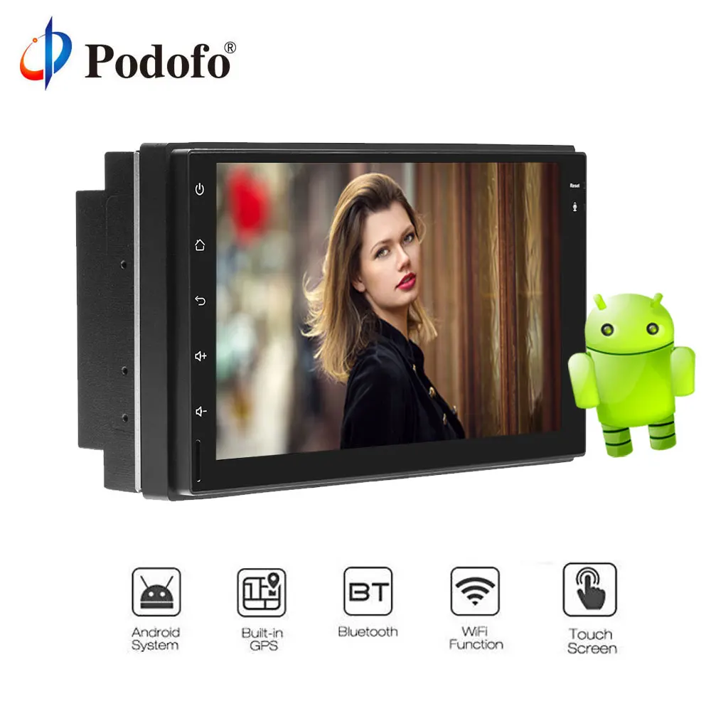 Podofo Android8.0 7'' Touch Car Radio Player GPS Navigation Universal 2 Din WiFi Bluetooth HD Radio Stereo Car Multimedia Player
Podofo Android8.0 7'' Touch Car Radio Player GPS Navigation Universal 2 Din WiFi Bluetooth HD Radio Stereo Car Multimedia Player