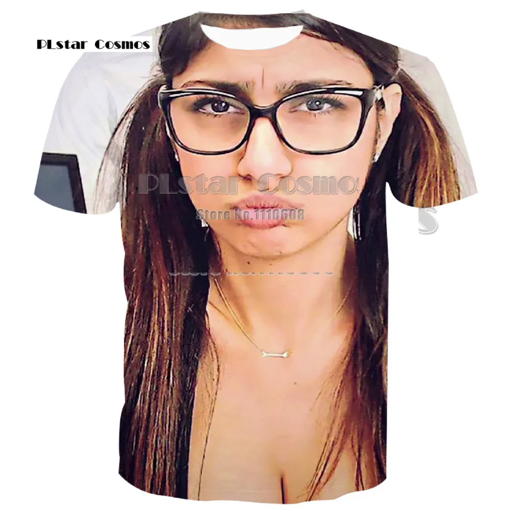 PLstar Cosmos Printing Funny Famous AV Actress Mia T-shirt Women / Men Summer Fashion Tees Virgin Mia Khalifa Top Print 3d Tee
PLstar Cosmos Printing Funny Famous AV Actress Mia T-shirt Women / Men Summer Fashion Tees Virgin Mia Khalifa Top Print 3d Tee