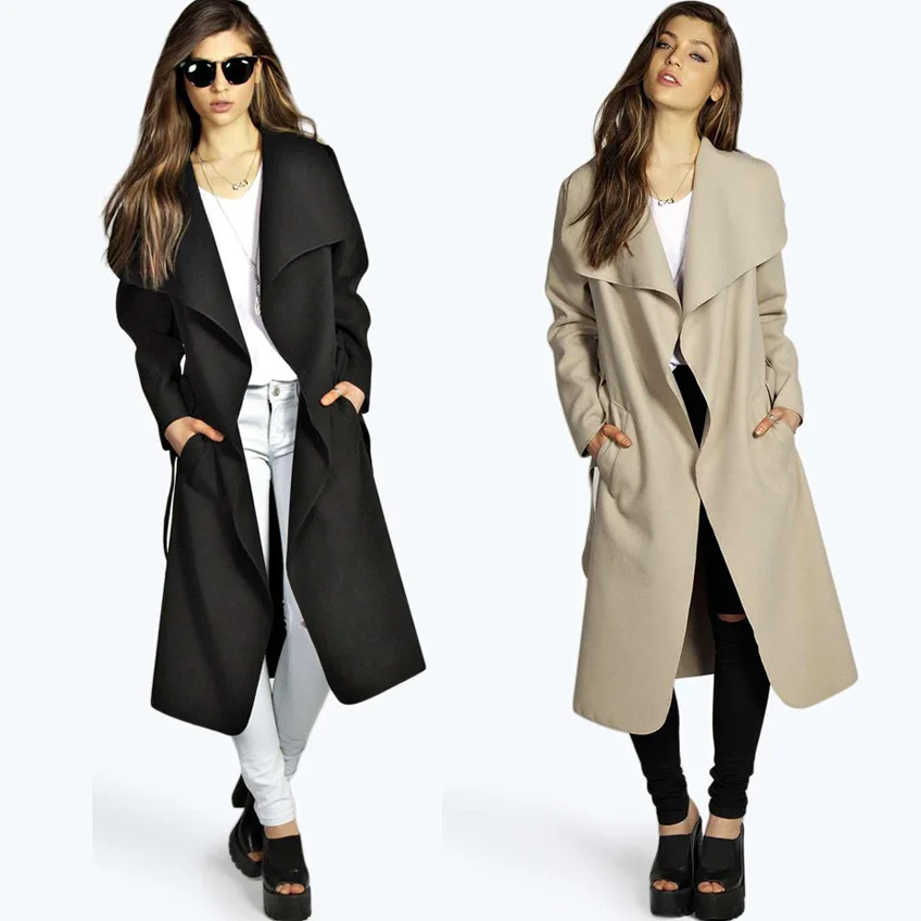 2018 Winter Coat Women Wide Lapel Belt Pocket Wool Blend Coat Oversize Long Red Trench Coat Outwear Wool Coat Women
2018 Winter Coat Women Wide Lapel Belt Pocket Wool Blend Coat Oversize Long Red Trench Coat Outwear Wool Coat Women