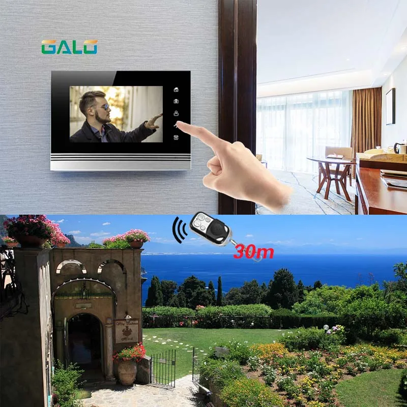 Automatic Swing Gate Opener with Wired Video Door Phone Visual Video Intercom Speakerphone Intercom System
Automatic Swing Gate Opener with Wired Video Door Phone Visual Video Intercom Speakerphone Intercom System