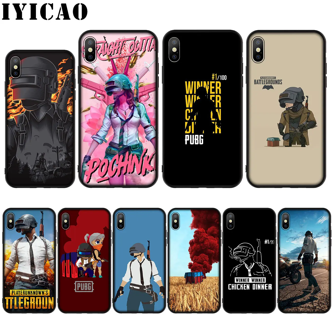 Силиконовый мягкий чехол для iPhone 11 Pro Max XR X XS 8 7 6 6S Plus 5 5S SE|Бамперы| |