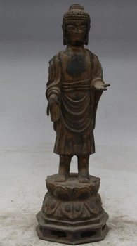 USPS to USA S2229 14" Old Tibet Tibetan Buddhism Bronze Stand Shakyamuni Amitabha Buddha Statue (B0328)
USPS to USA S2229 14" Old Tibet Tibetan Buddhism Bronze Stand Shakyamuni Amitabha Buddha Statue (B0328)