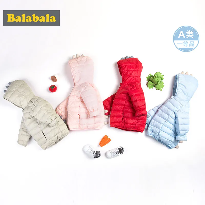 Balabala Children Winter Down Coat For babys New Brand Fashion Solid Hooded Unisex infant Jackets Children Down Warm
Balabala Children Winter Down Coat For babys New Brand Fashion Solid Hooded Unisex infant Jackets Children Down Warm