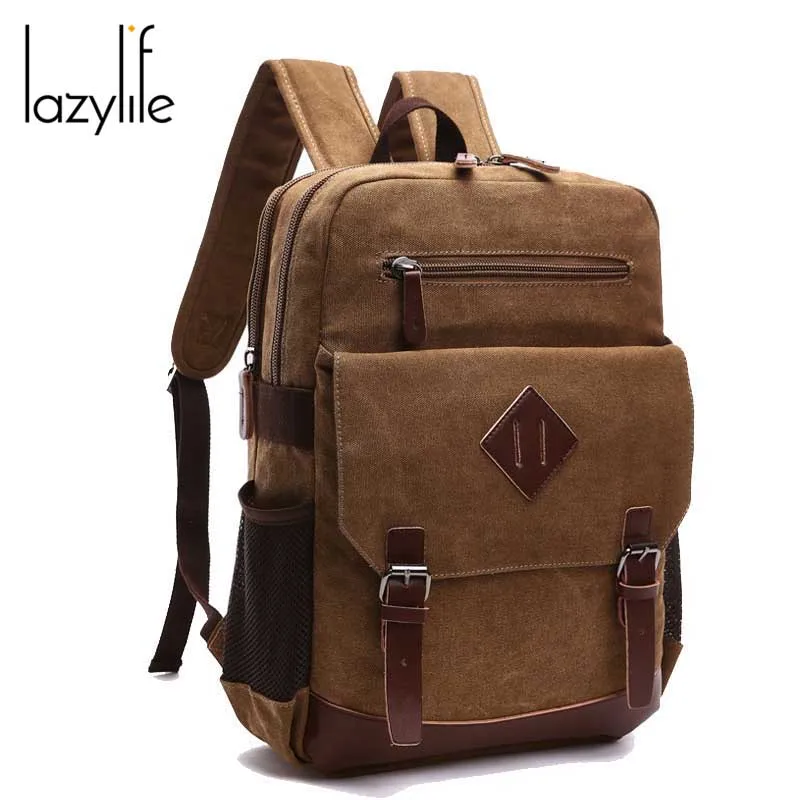 LAZYLIFE Travel Rucksack Multifunctional Travel bucket Backpack Men Canvas College Student School Backpack 2019
LAZYLIFE Travel Rucksack Multifunctional Travel bucket Backpack Men Canvas College Student School Backpack 2019
