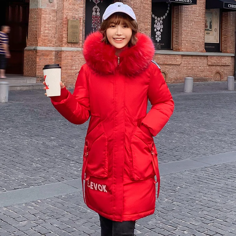 Winter Women long Parkas jacket -25 degrees Fashion thick warm winter big fur collar hooded jacket coat parkas outwear
Winter Women long Parkas jacket -25 degrees Fashion thick warm winter big fur collar hooded jacket coat parkas outwear